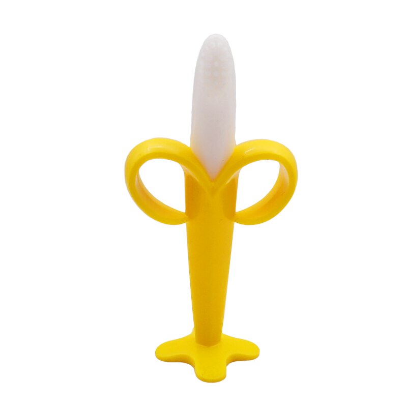 Banana Teether Baby Silicone Toothbrush